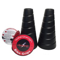 Dynepic Sports Spiral Strength Bike Grips - Relaxed  Performance Grip - B01I464G06