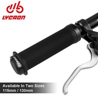 LYCAON Bike Grips Two Sizes Options 115mm / 130mm Anti-Slip Soft TPR Rubber Double Locking Grips  with Install Tool & End Plugs Mountain Road Kids Folding Bikes MTB BMX - B07FXDTP1J