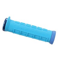ODI Elite Pro Lock-On Grips Light Blue with Blue Clamps - B073V9H4PH
