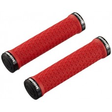 SRAM Locking Grips with Clamps and Plugs (Red) - B003FV5T0M