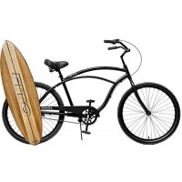 Anti Rust Light Weight Aluminum Alloy Frame  Fito Marina Alloy 3-speed for men  26" wheel Beach Cruiser Bike Bicycle - B01C4UDXXO