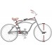 Anti rust light weight aluminum alloy frame Fito Marina Alloy 3 speed 26" wheel mens beach cruiser bike bicycle all matte black - B018TNV5J4