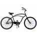 Fito Anti-Rust & Light Weight Aluminum Alloy Frame  Marina Alloy 1-speed for men - All Matte Black  26" wheel Beach Cruiser Bike Bicycle - B0173UX79K
