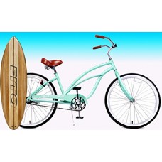Fito Anti-Rust & Light Weight Aluminum Alloy Frame  Marina Alloy 1-speed for women - Mint Green  26" wheel Beach Cruiser Bike Bicycle - B0173UGI82