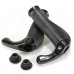Mountain bicycle bike cycling lock-on handlebar hand bar end grips ( Black ) - B07523FD3C