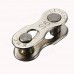 Two Durable Silver Bicycle Chain KMC Magic Buckle of 6-7-8-9-10 Speed Button ( #001 ) - B0752F76QT