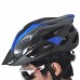 Generic Cycling Bicycle Adult Bike Safe Helmet Carbon Hat With Visor 19 Holes Blue - B00DU7BTRS